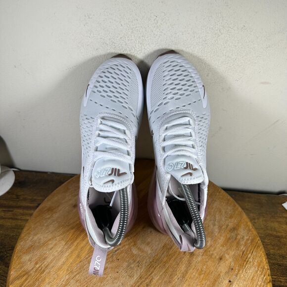 Nike Air Max 270 White Platinum Violet Women's Size 6.5 Shoe Sneakers AH6789-120 - Picture 6 of 9